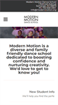 Mobile Screenshot of modernmotion.org